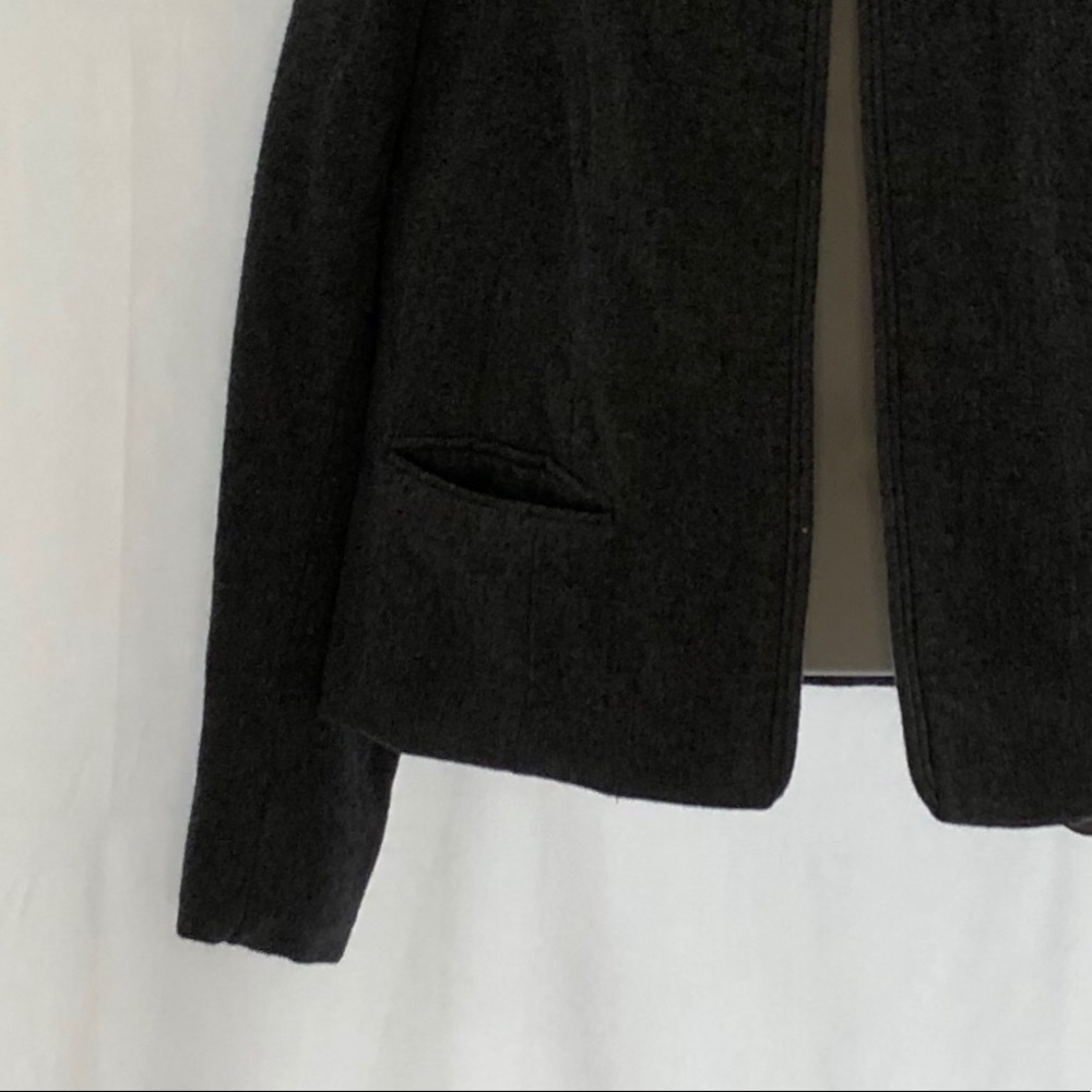 Pendleton Dark Gray Vintage Wool Jacket Pockets 38 - image 4